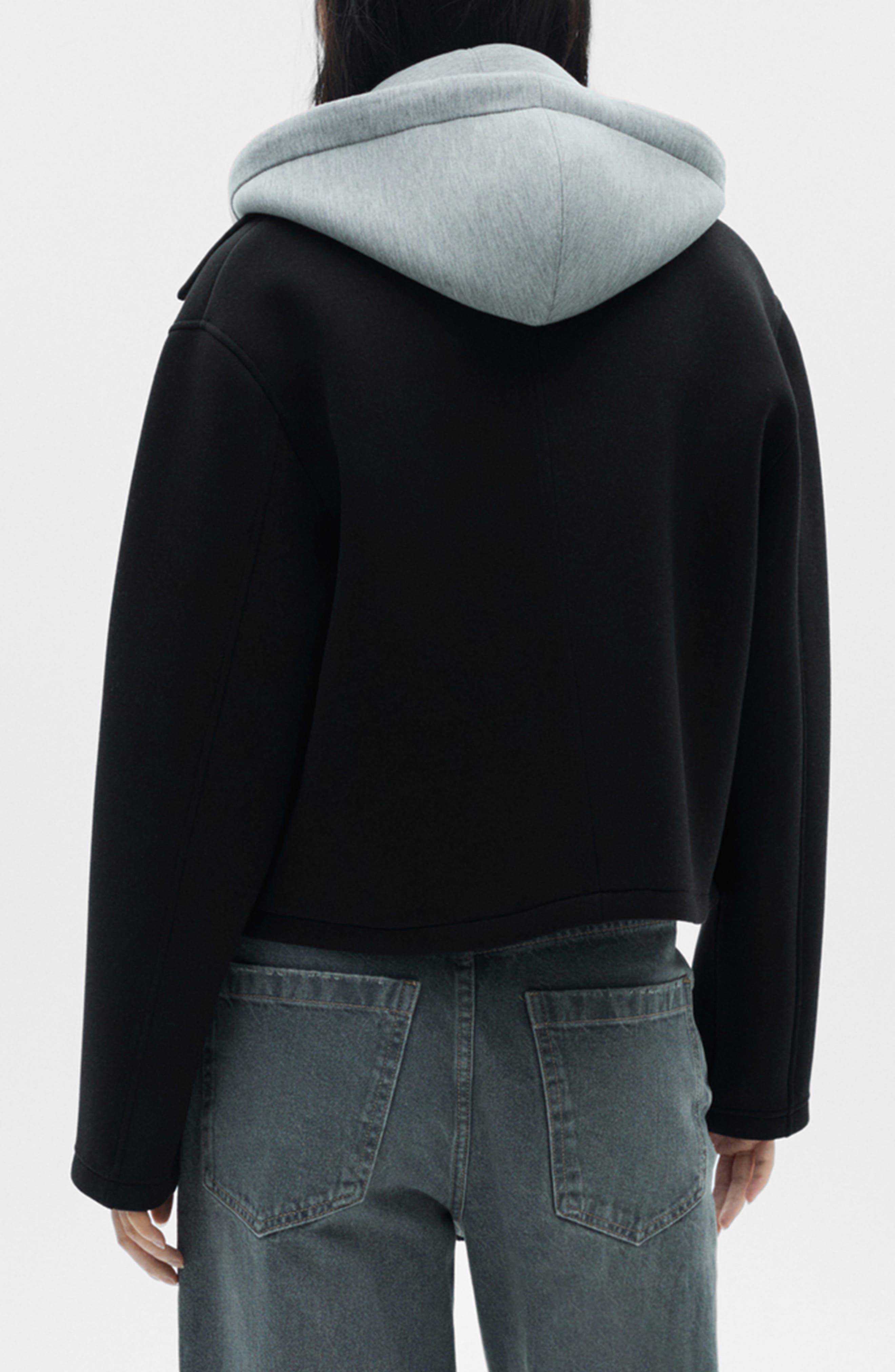 MANGO Noa Removable Hood Jacket (Women) | Nordstrom