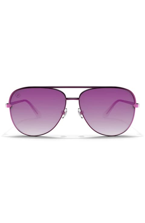 Shadow 60mm Polarized Gradient Aviator Sunglasses
