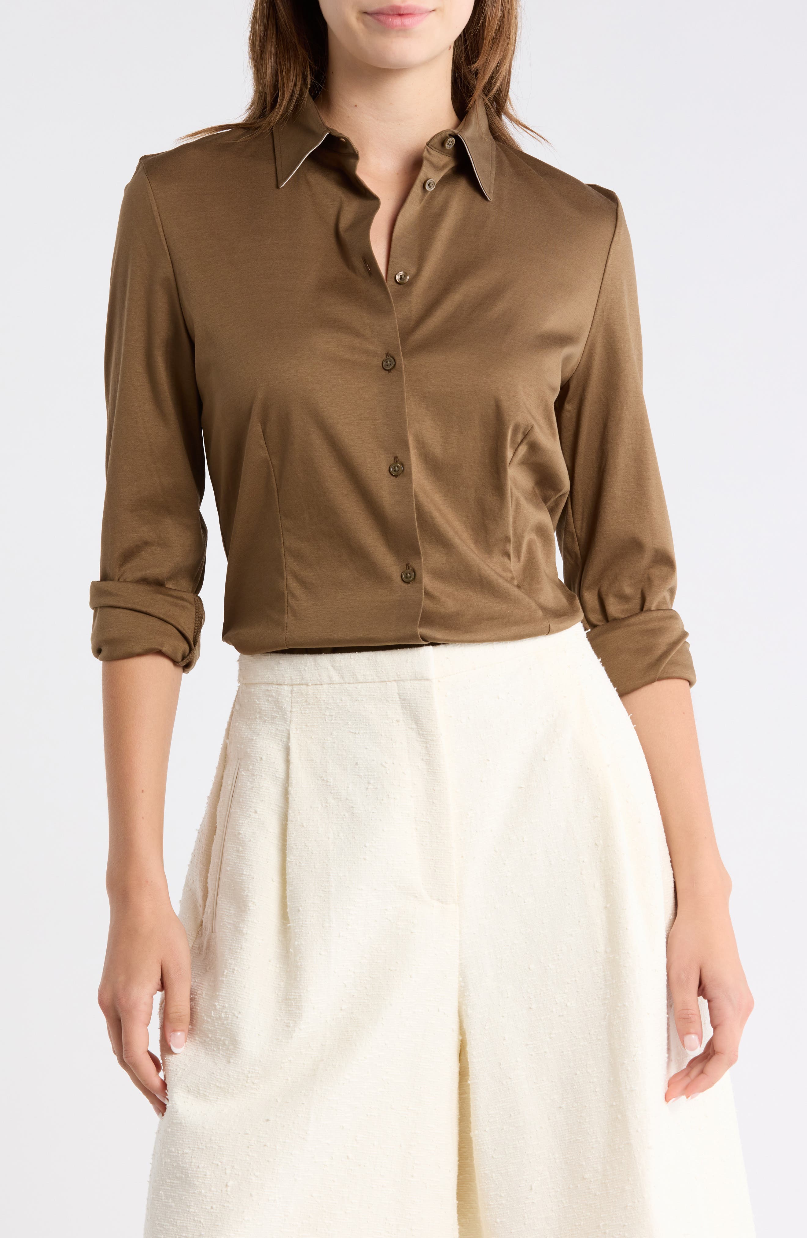 BOSS Birdie Tuesday Cotton Button-Up Shirt