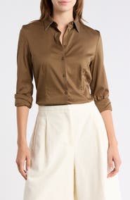 BOSS Birdie Tuesday Cotton Button-Up Shirt
