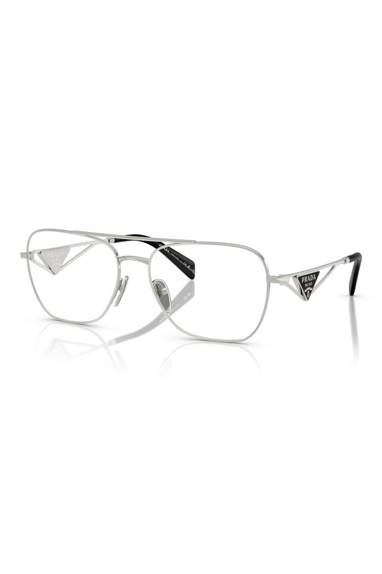 59mm Pilot Optical Glasses, Alternate, color, SILVER