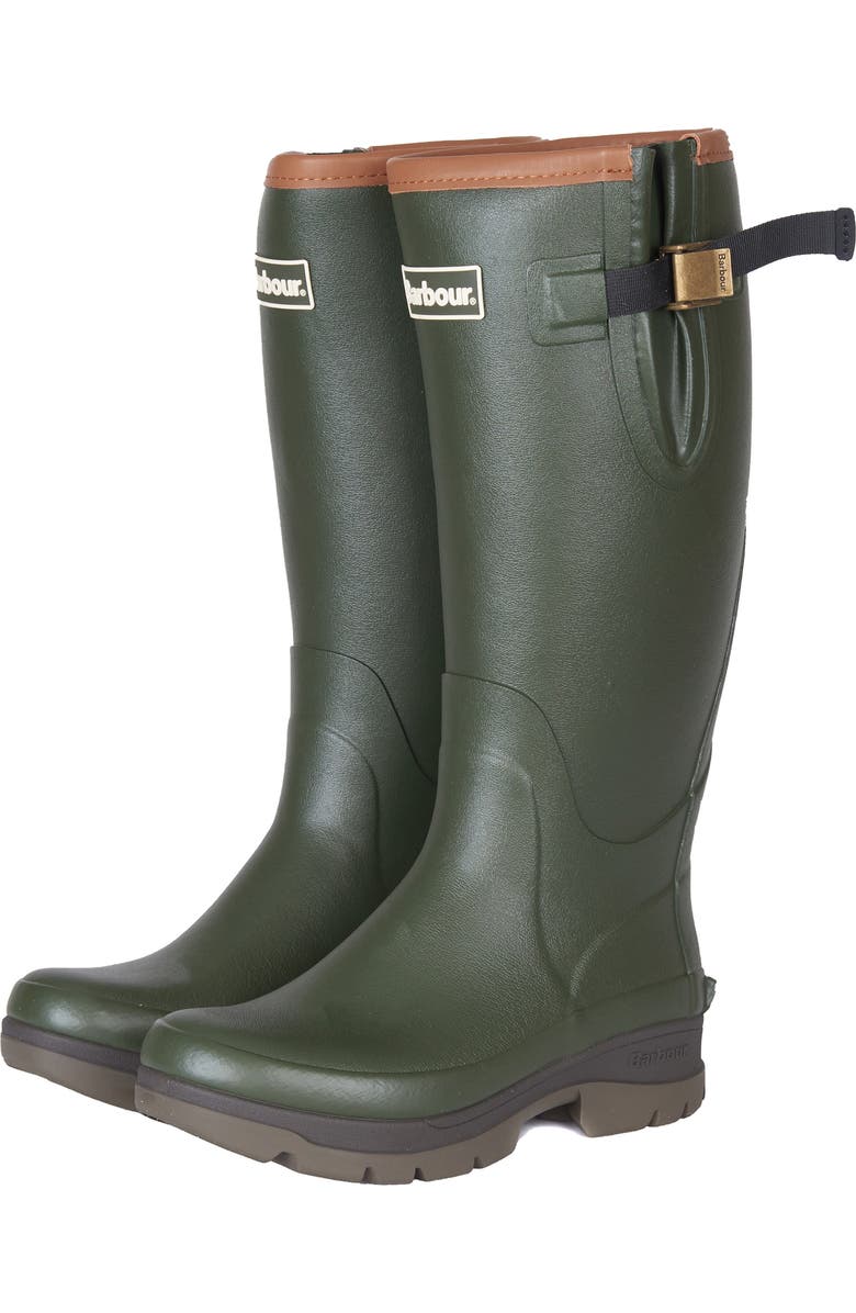 Barbour Tempest Waterproof Rain Boot, Main, color,