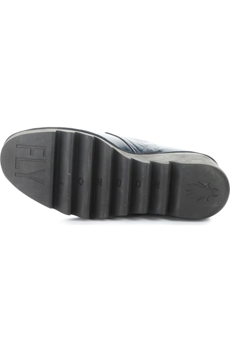 Fly London Birt Wedge Bootie, Alternate, color, 014 Navy