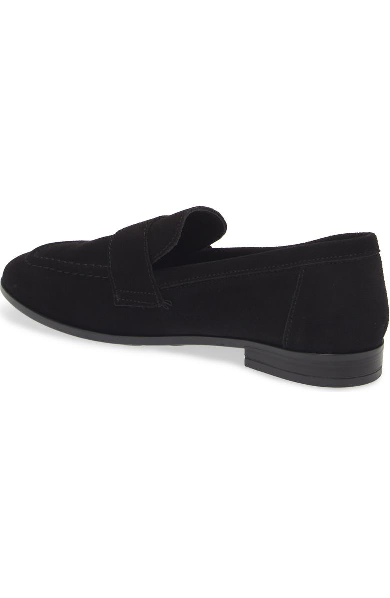Cordani Ardelle Moc Toe Loafer, Alternate, color, Black Suede