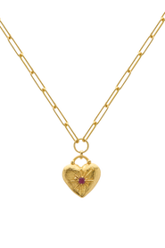 Murkani Love You Large Heart Necklace