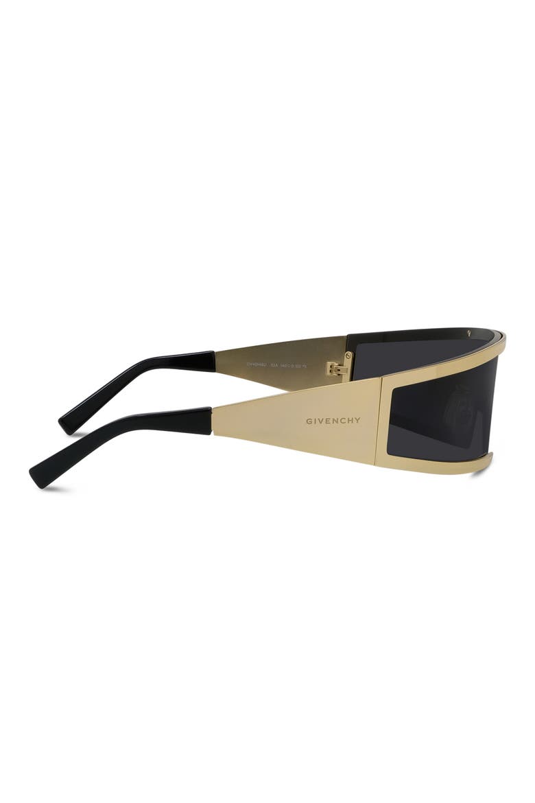 Square Mask Sunglasses, Alternate, color, GOLD / SMOKE