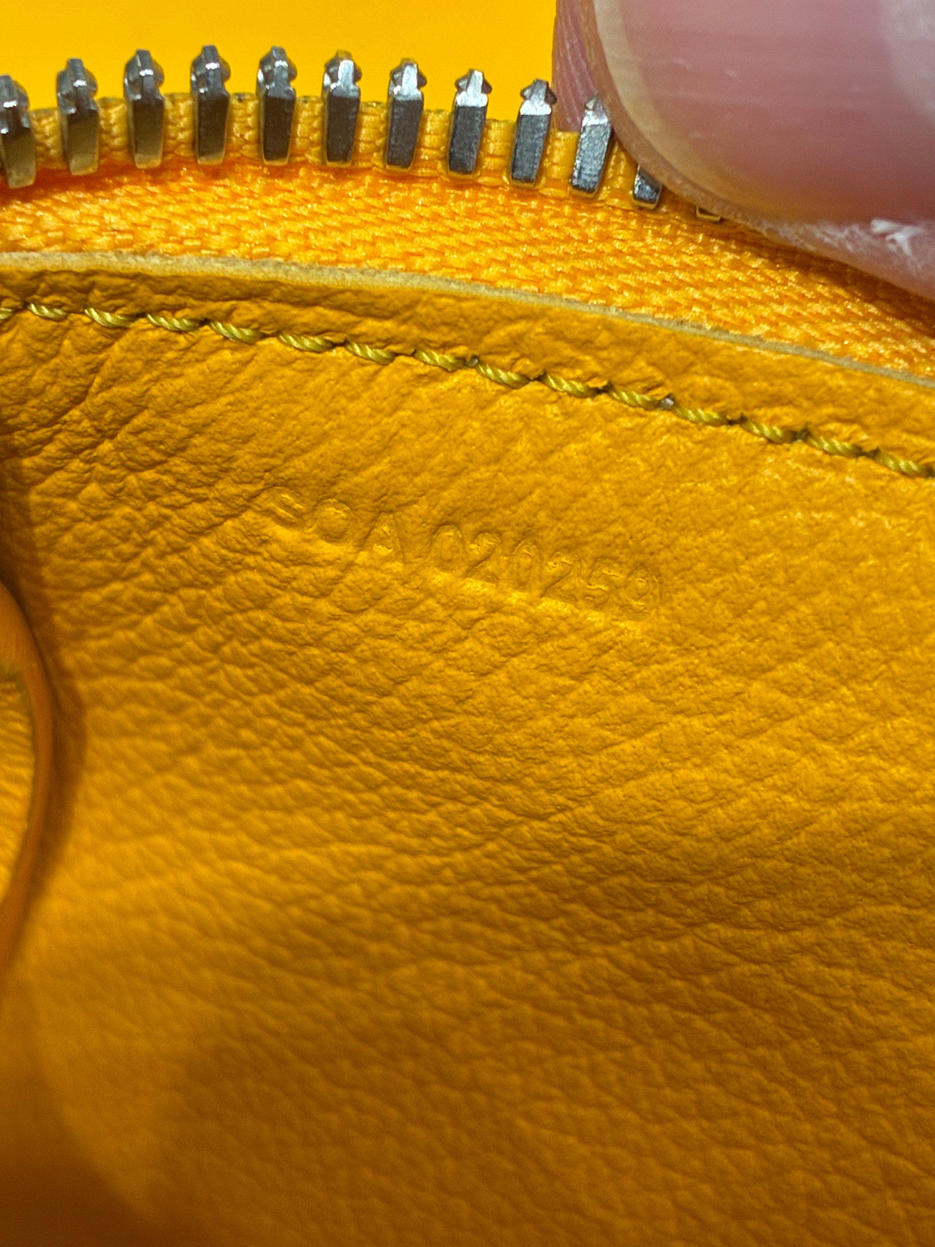 Bonbonniere Bag Coated Canvas, Alternate, color, Yellow