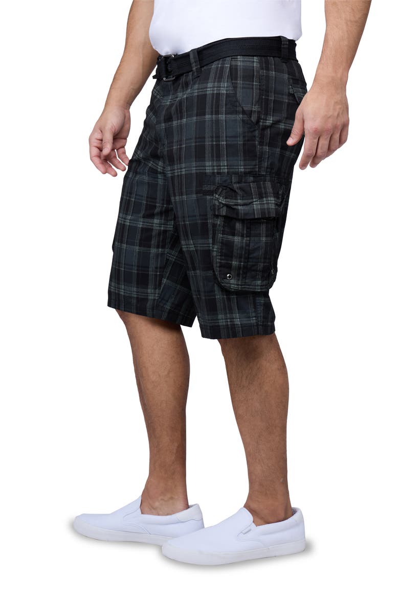 Cargo Shorts, Alternate, color, PLAID CHARCOAL