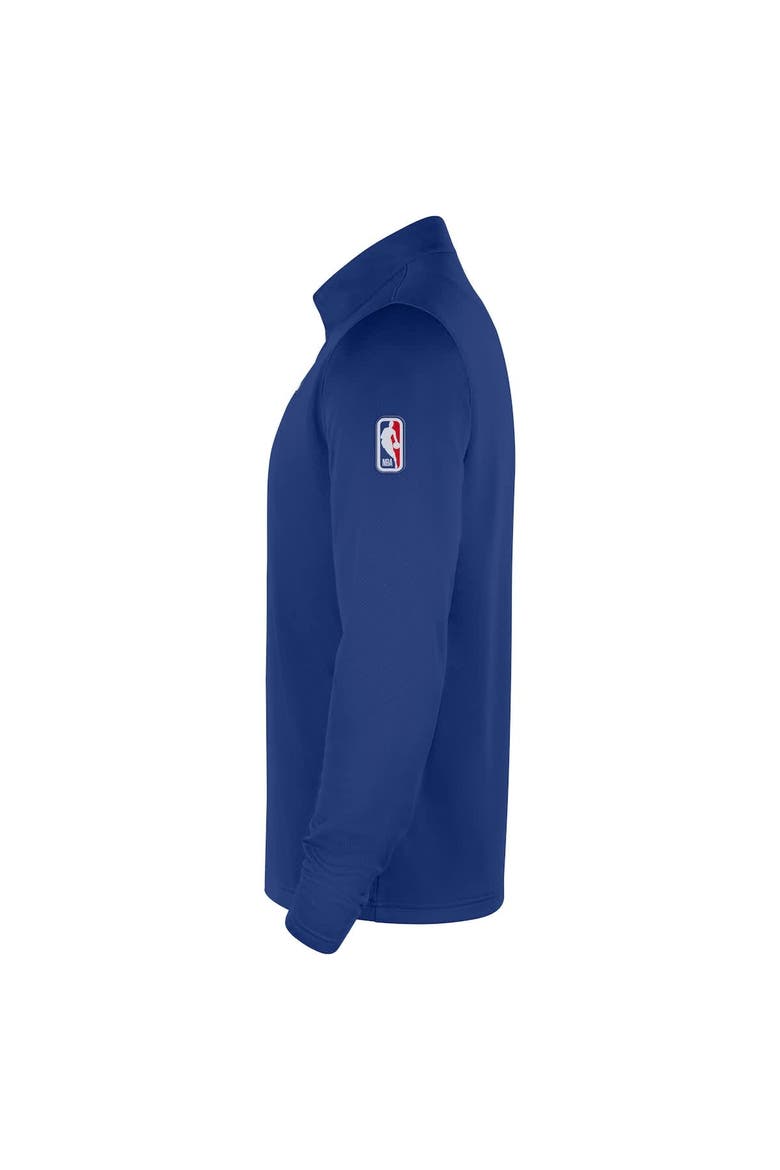 Men's Nike Royal Philadelphia 76ers 2025/26 Authentic Coaches Quarter-Zip Dri-Fit Top, Alternate, color, Royal