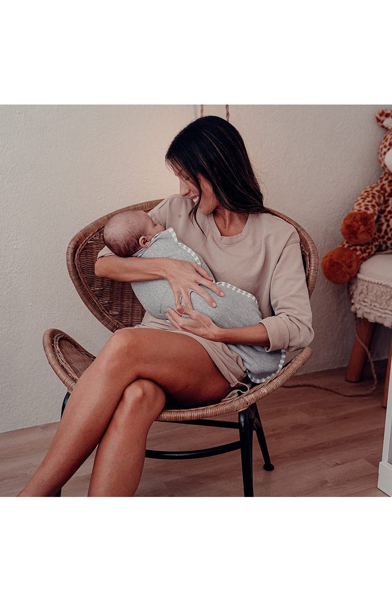 Comfy Cubs Easy Zipper Swaddle Blankets, Alternate, color, Gray