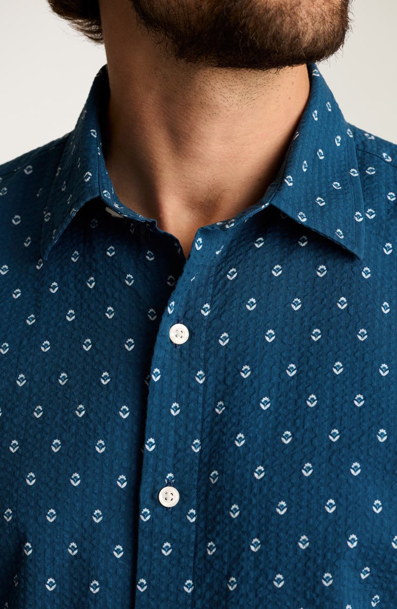 Bonobos Riviera Point Collar Seersucker Button-Up Shirt, Alternate, color, Antique Floral V7 C1
