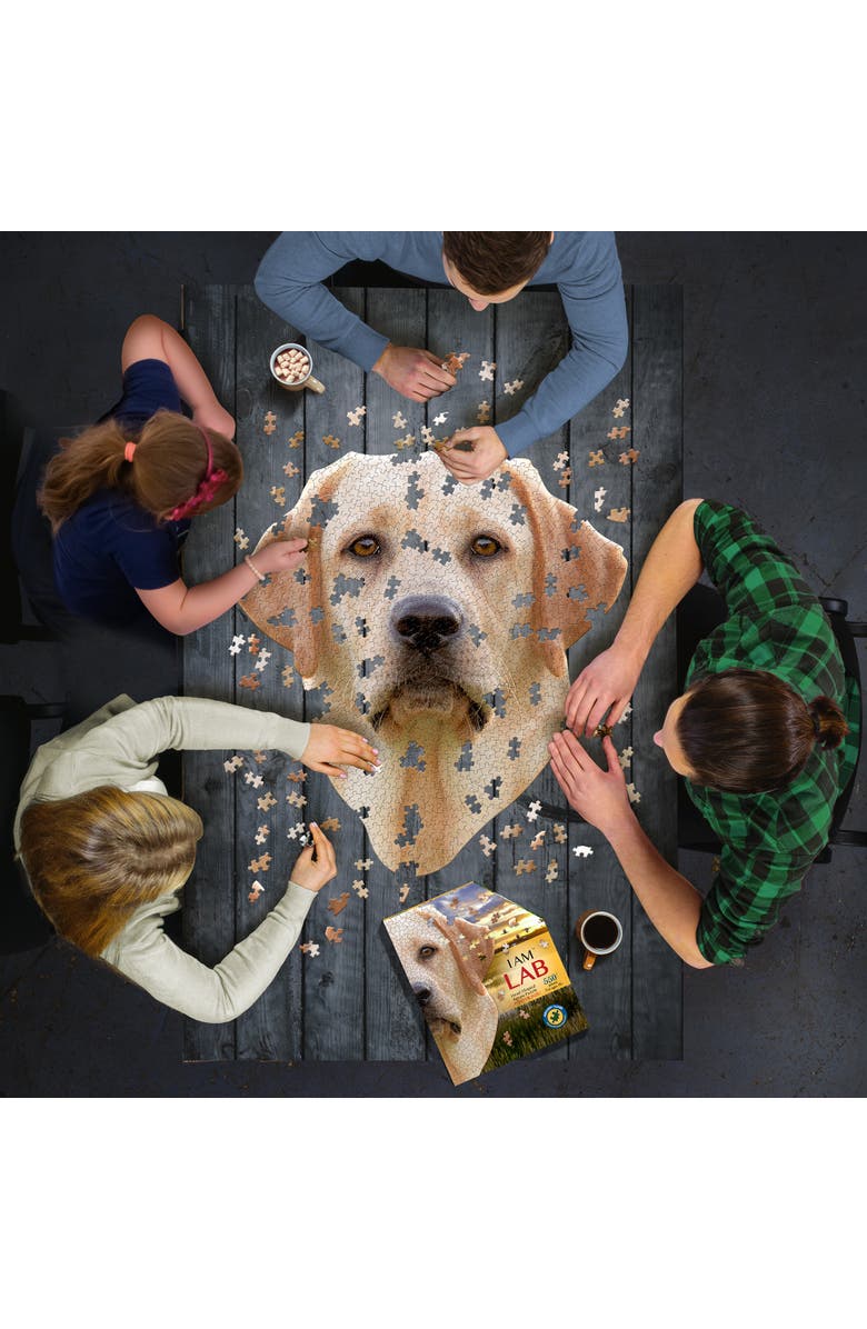 Madd Capp I Am Lab 550 Piece Dog Shaped Jigsaw Puzzle, Alternate, color, 