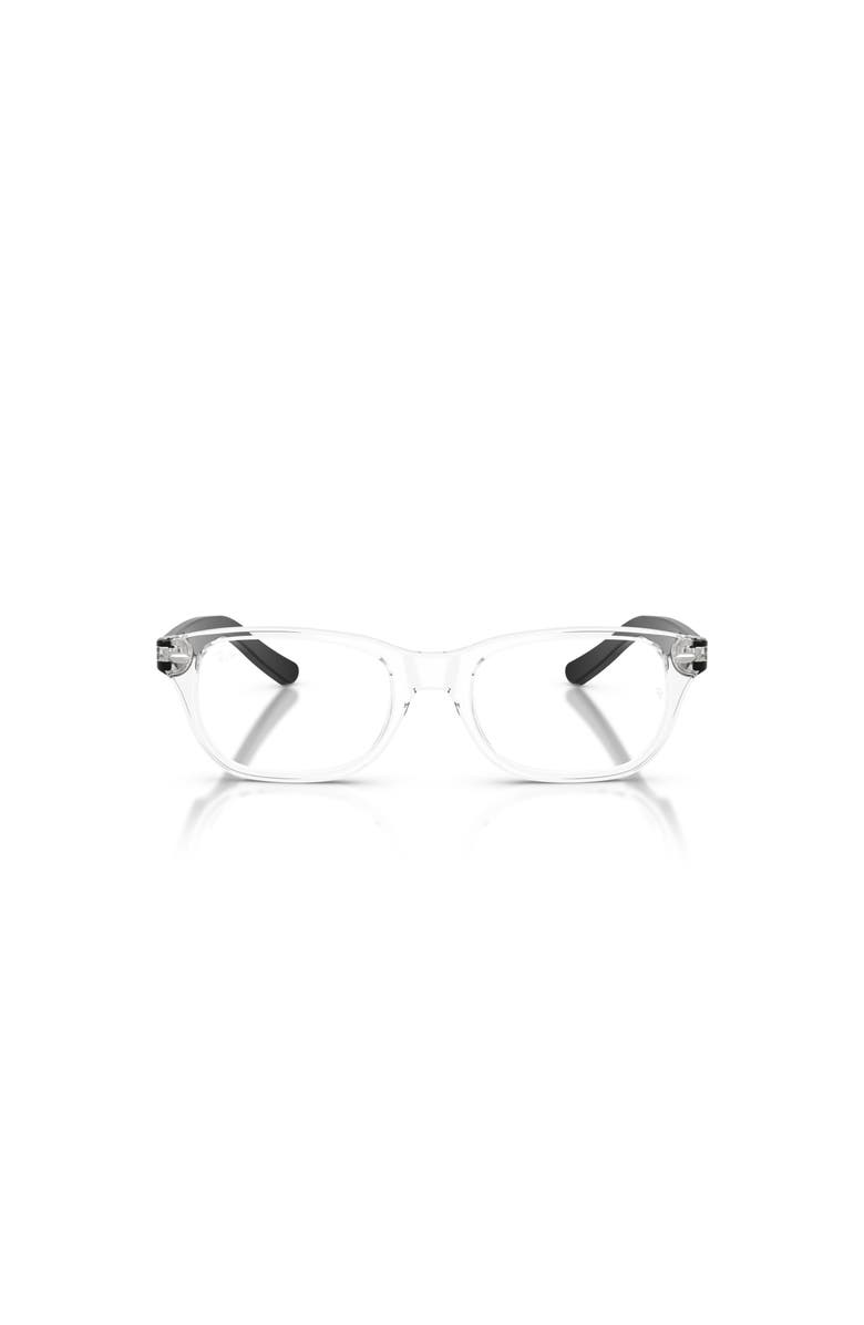 Ray-Ban 48mm Square optical glasses, Alternate, color, Transparent