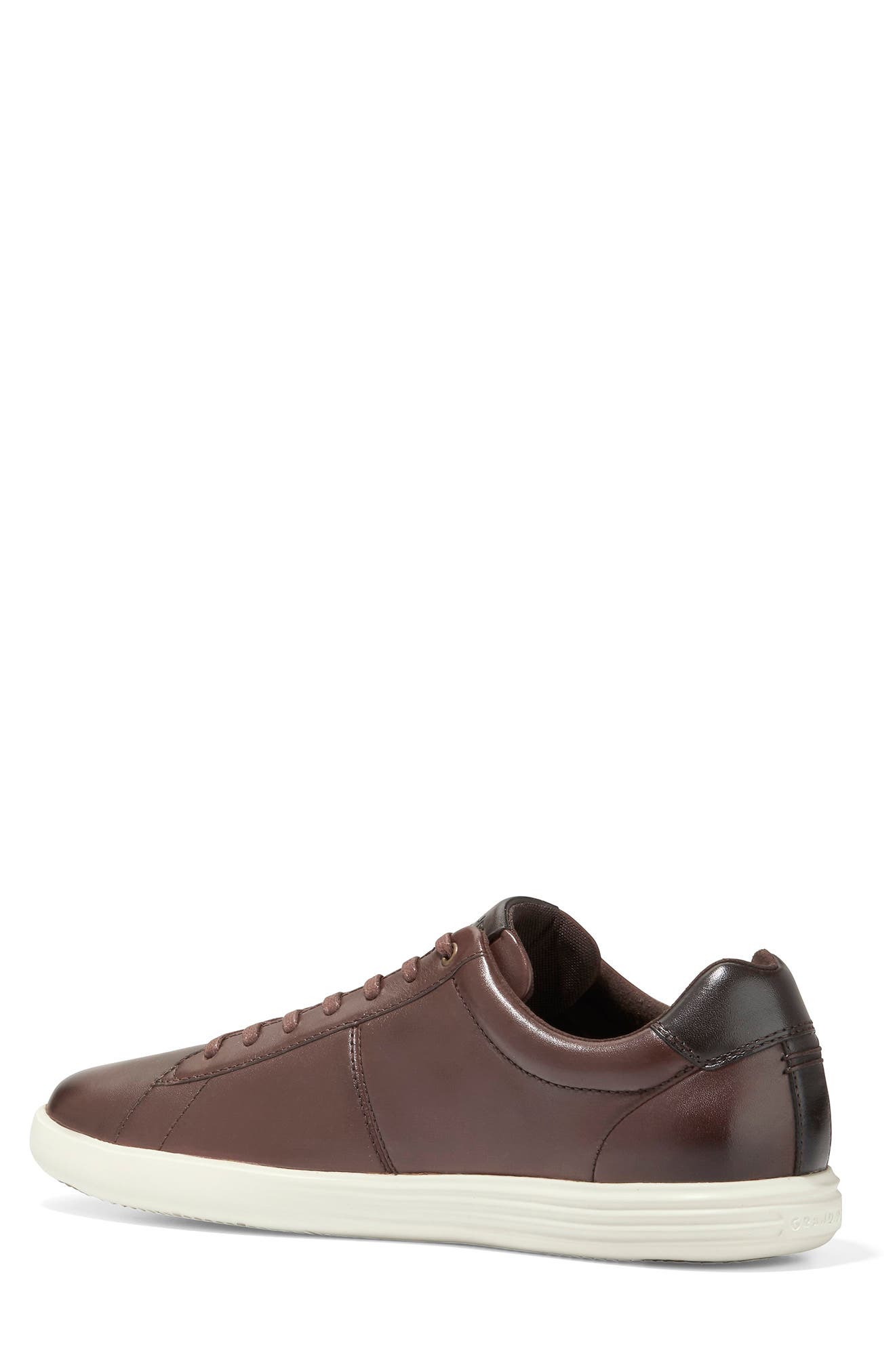 Reagan Sneaker, Alternate, color, CHESTNUT/ DARK BROWN/ IVORY
