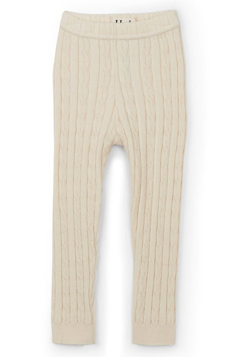 Cable Knit Leggings, Main, color, NATURAL