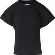 Akris punto Dot Cutout Back Dolman Sleeve Top