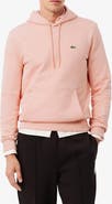 Lacoste Lightweight Cotton Fleece Pullover Hoodie