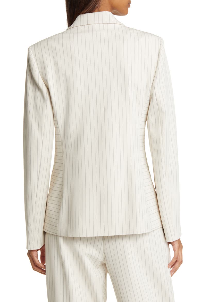 Kllara Stripe Double Breasted Blazer, Alternate, color, CREAM
