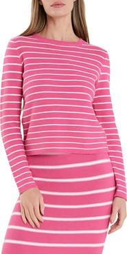 English Factory Stripe Crewneck Sweater