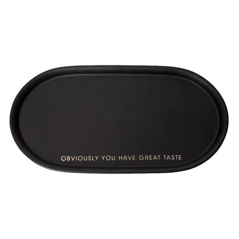 Great Taste Platter Ceramic Black