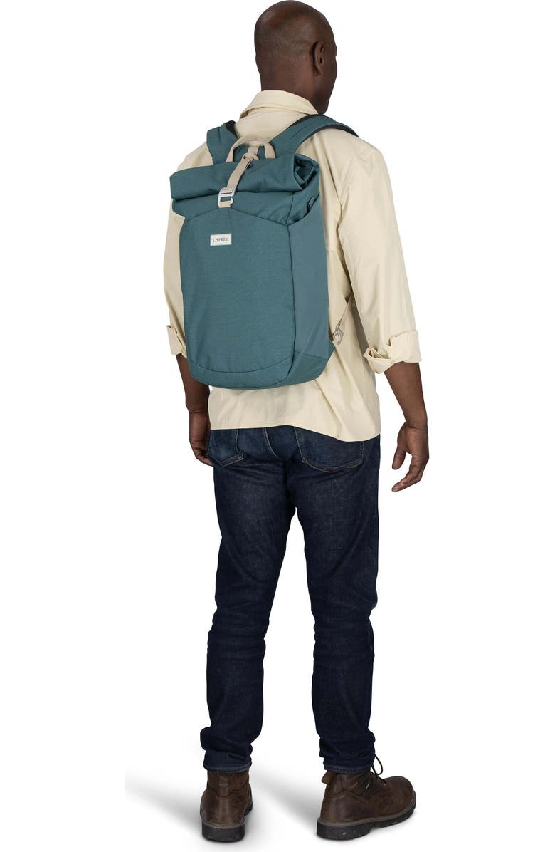 Osprey Arcane 24-Liter Roll Top Backpack, Alternate, color, Cascade Blue