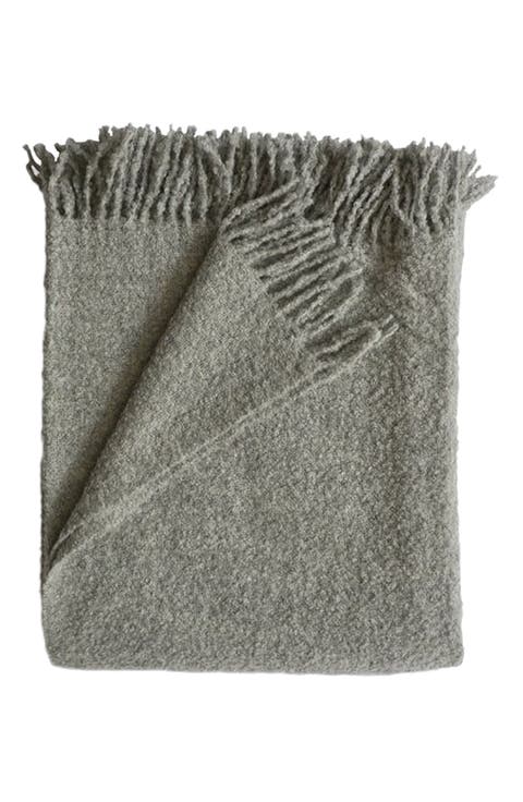 Alpaca Bouclé Throws