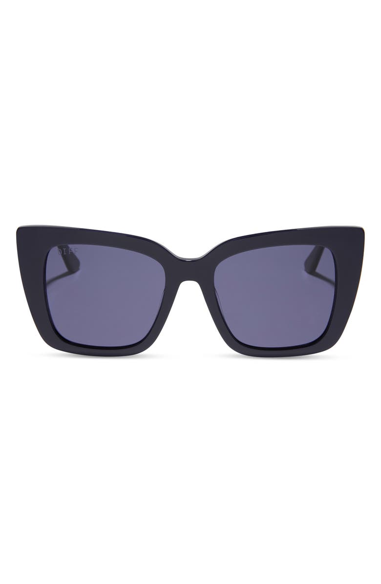 DIFF Lizzy 54mm Gradient Cat Eye Sunglasses, Main, color, Royal / Midnight