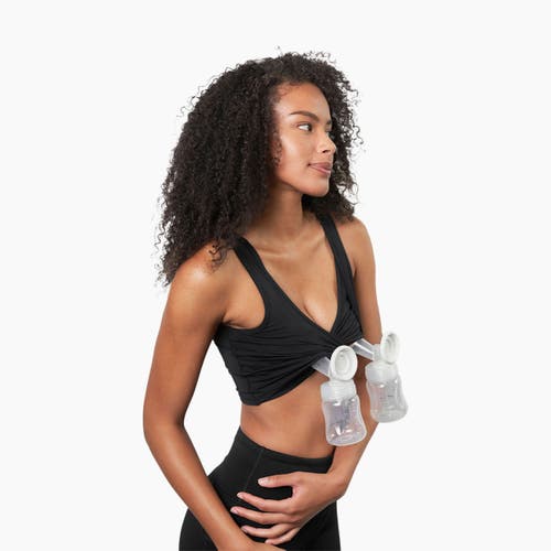 Larken X Maternity, Nursing + Hands In Black