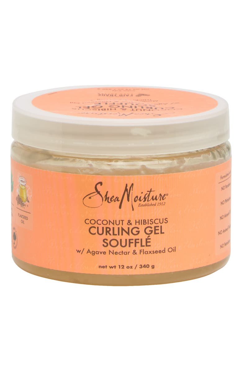 SHEA MOISTURE Coconut & Hibiscus Curling Gel Souffle, Main, color,