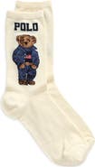 Polo Ralph Lauren Americana Bear Cotton Blend Crew Socks