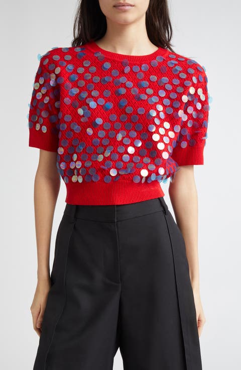 Edoardo Crop Crewneck Sweater