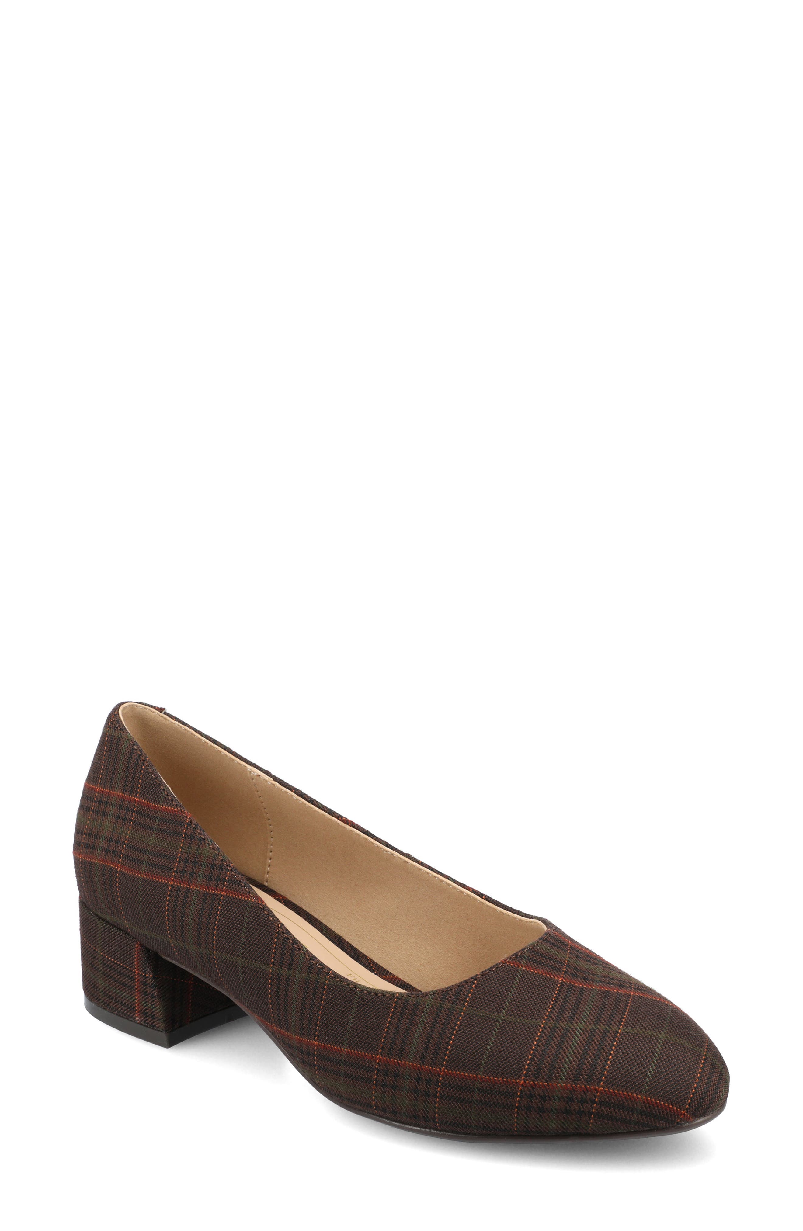 BROWN PLAID