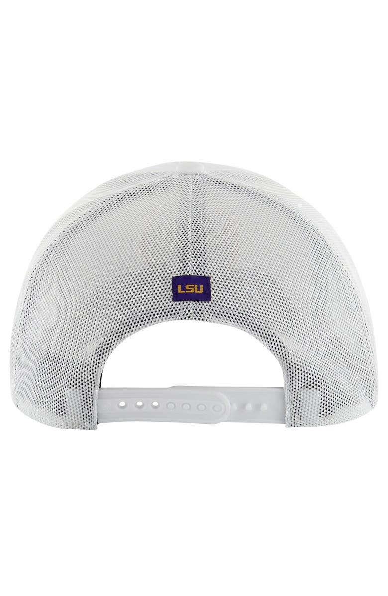 '47 Men's '47 White LSU Tigers Fairway Trucker Adjustable Hat, Alternate, color,