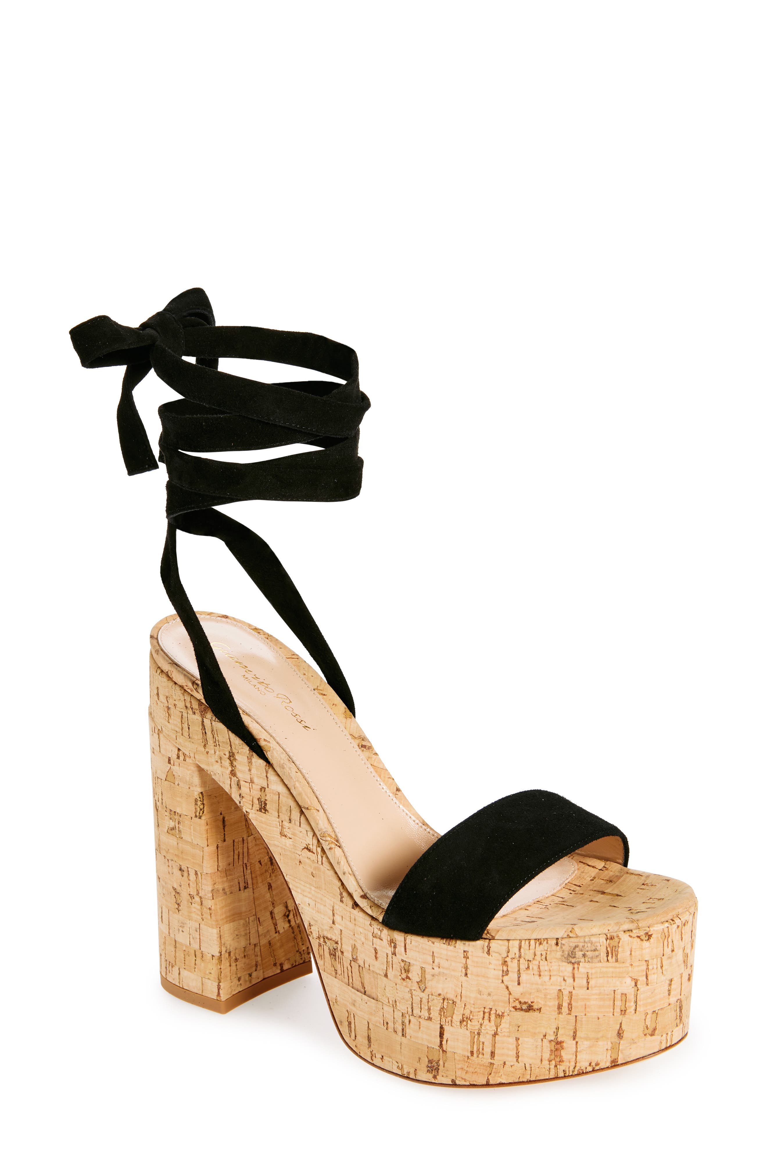 Gianvito Rossi Ambra Platform Sandal, Main, color, 
