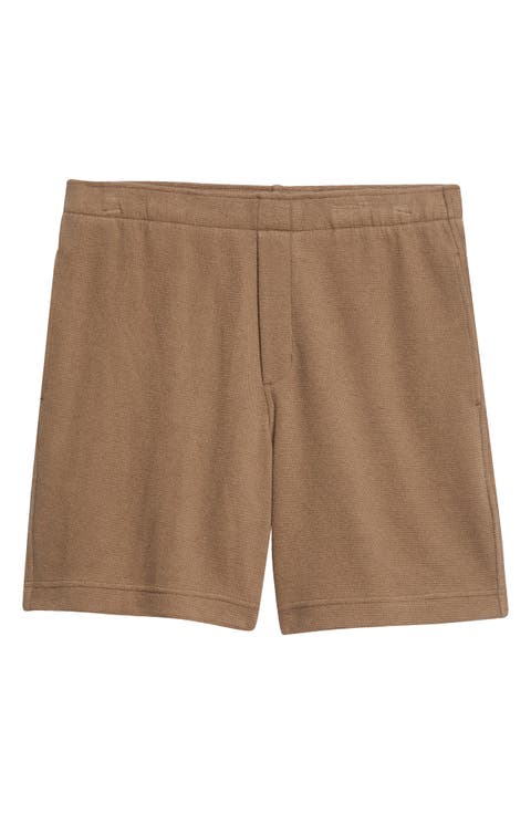 Bouclé Pull-On Shorts