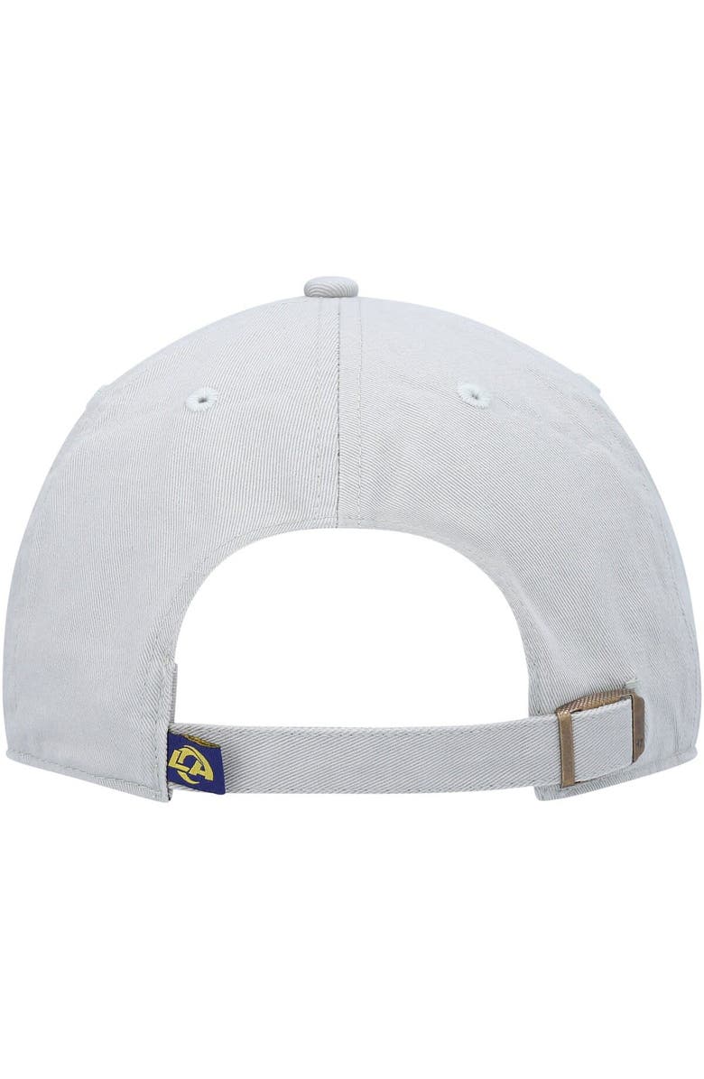 '47 Men's '47 Gray Los Angeles Rams Clean Up Adjustable Hat, Alternate, color, Gray