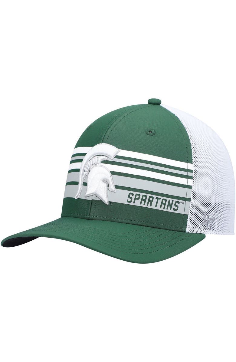 '47 Men's '47 Green Michigan State Spartans Altitude Trucker Snapback Hat, Main, color, Green