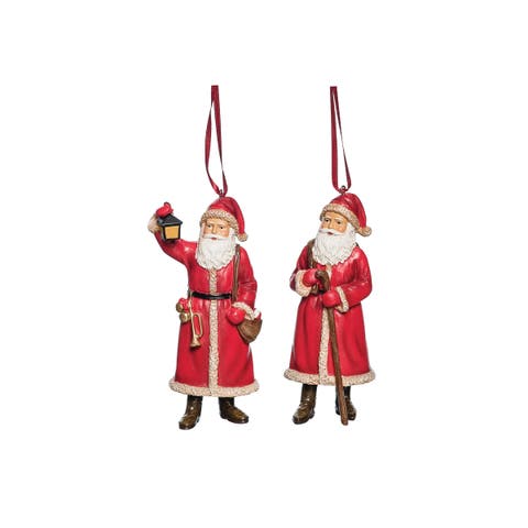 Red Santa Ornament A/2
