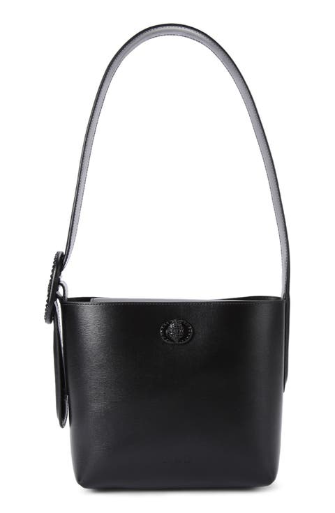 Small Chelsea Leather Bucket Bag