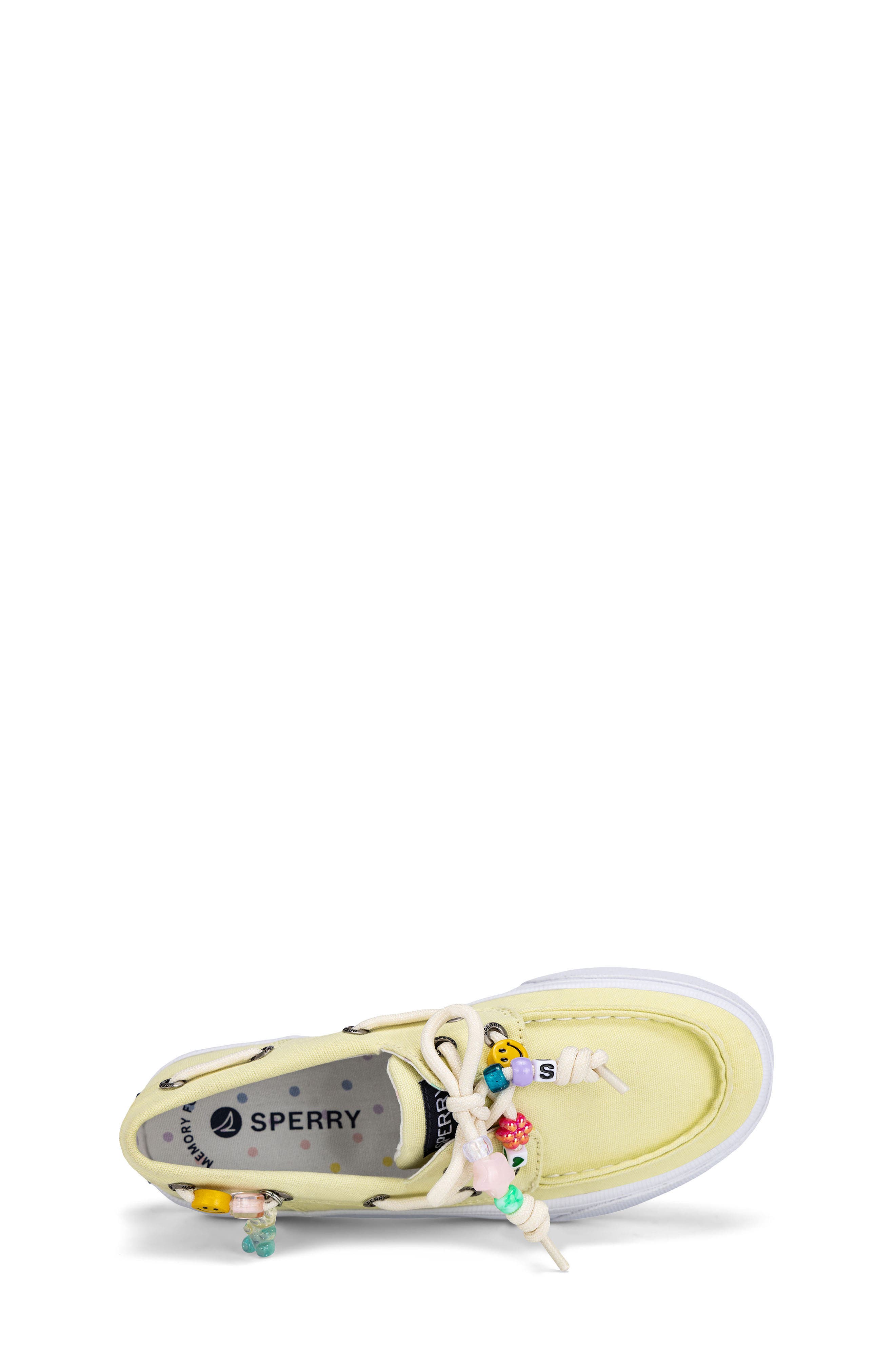 Kids' Bahama Platform Boat Shoe, Alternate, color, LEMON DELIGHT