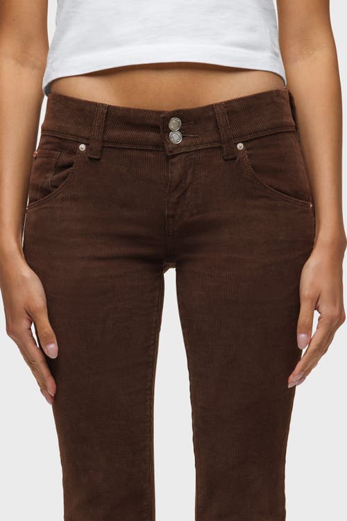 Hudson Jeans Beth Mid-rise Baby Boot In Brown