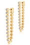 Graduated Bezel Drop Earrings