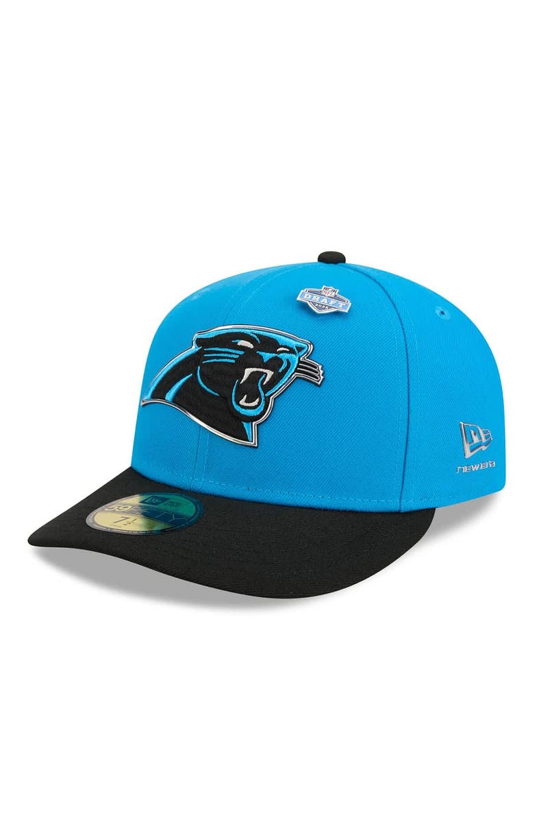 New Era Men's New Era Blue/Black Carolina Panthers 2026 NFL Draft Pre-Curved 59FIFTY Fitted Hat, Main, color, Blue