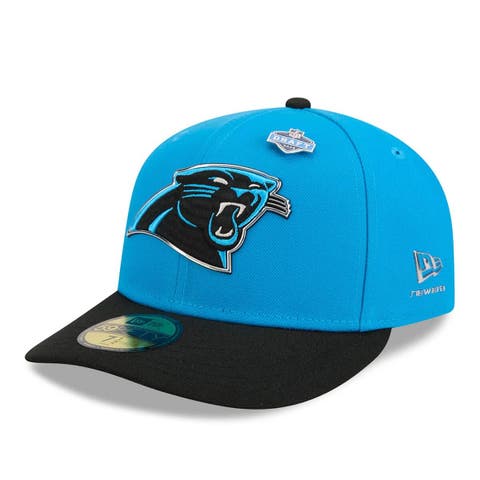 Men's New Era  Blue/Black Carolina Panthers 2026 NFL Draft Pre-Curved 59FIFTY Fitted Hat