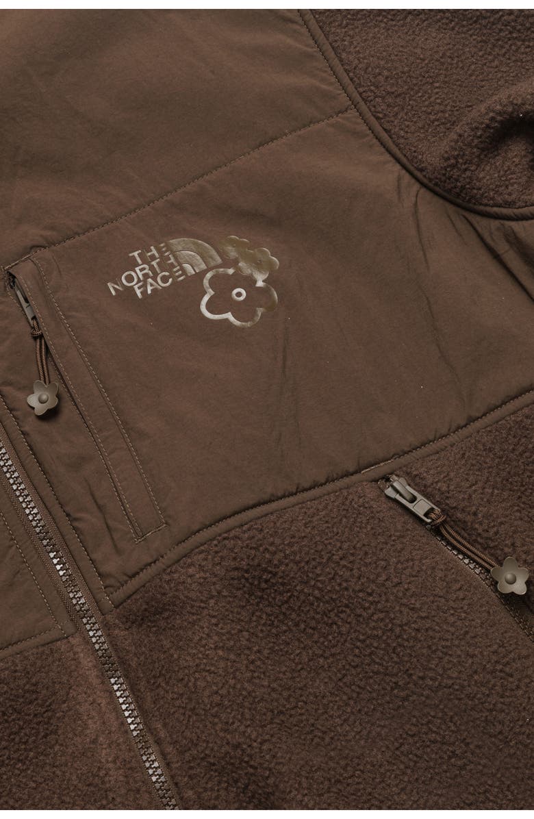 Cecilie Bahnsen x The North Face Reversible Denali Jacket, Alternate, color, Soil Brown