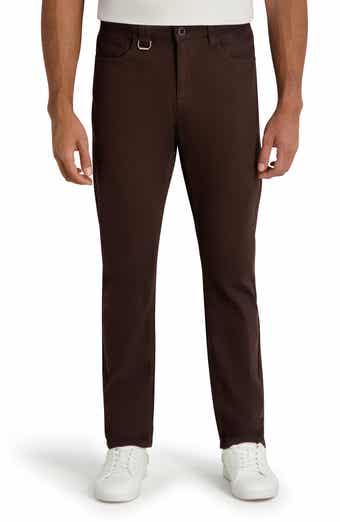 Stretch Linen Cotton Slim Fit Five-Pocket Pants
