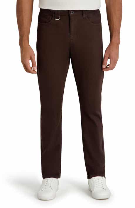 Stretch Linen Cotton Slim Fit Five-Pocket Pants