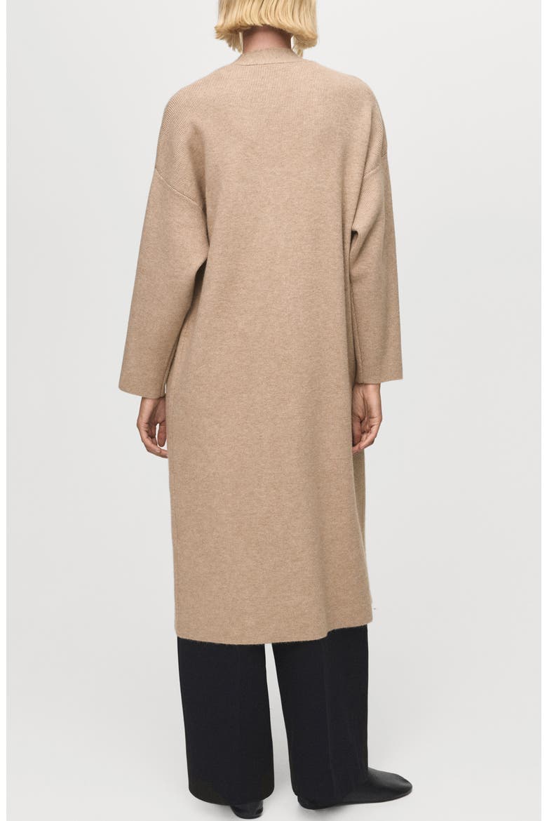 Long Sweater Coat, Alternate, color, LIGHT/ PASTEL GREY