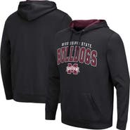 COLOSSEUM Men's Colosseum Black Mississippi State Bulldogs Resistance Pullover Hoodie