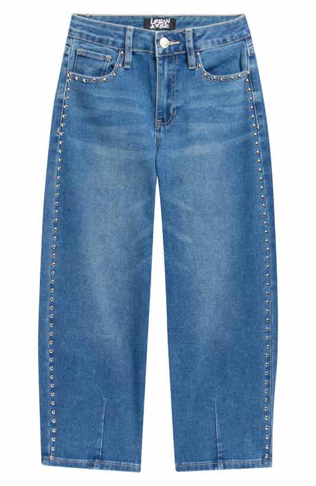 Kids' Studded Baggy Leg Jeans